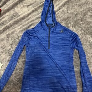 Adidas Climalite Blue Performance Hoodie